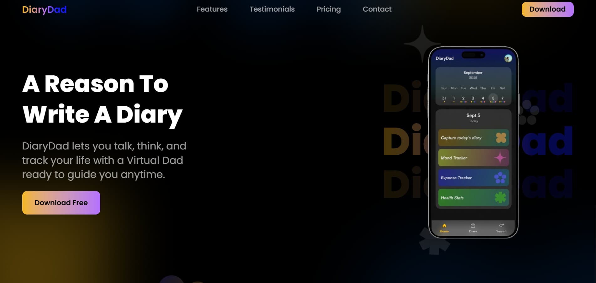 Diary Dad preview